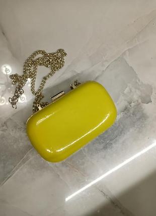Лимонный клатч h&amp;m 5