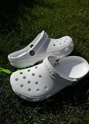 Крокси сабо crocs classic clog white крокси сабо унісекс crocs classic white crocs