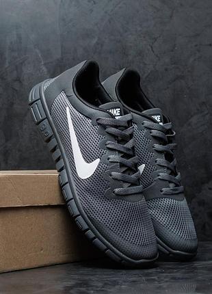 Чоловічі кросівки nike free run 3.0 v2 grey white