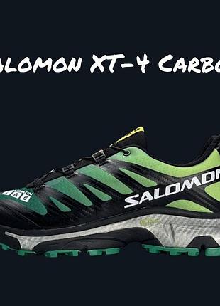 Salomon xt-4 carbon black green silver