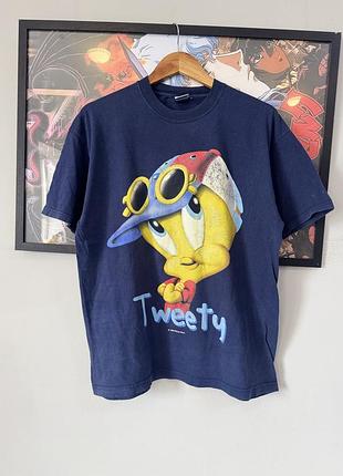 Вінтажна футболка з мультфільму worner browsers looney tunes 1999