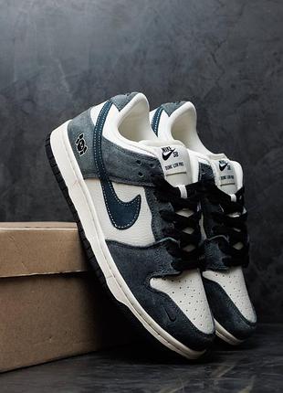 Кросівки nike sb dunk low x kaws white blue