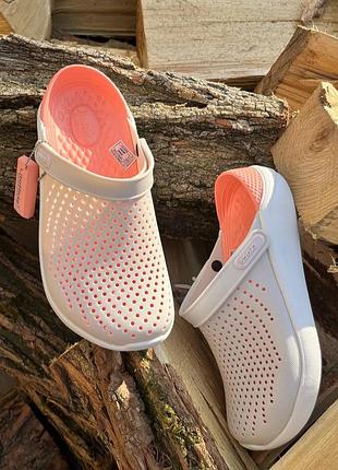 Женские кроксы сабо crocs literide clog лидер продаж все размеры в наличии