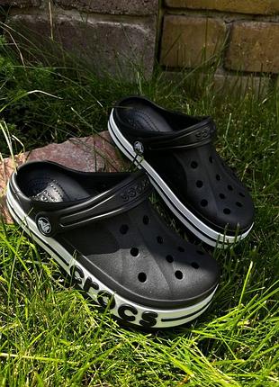 Дитячі крокси сабо crocs bayaband clog kids crocs bayaband kids black чорні дитячі крокси сабо