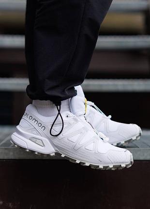 Мужские кроссовки salomon speedcross 3 white 10
