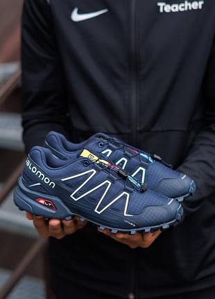 Чоловічі кросівки salomon speedcross 3 dark blue 4