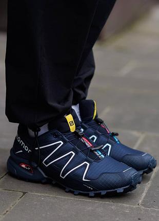 Чоловічі кросівки salomon speedcross 3 dark blue 9