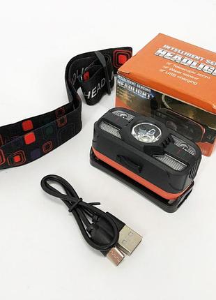 Портативный светодиодный налобный фонарь wh-0188, xpe+smd, налобный фонарь для автомеханика wa-16