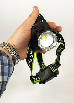 Led headlamp налобный фонарь, фонарь аккумуляторный для рыбалки, аккумуляторный налобный свет qf-30