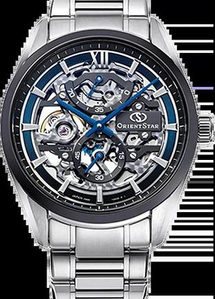 Годинник чоловічий orient star m34 f8 skeleton re-az0104l00b