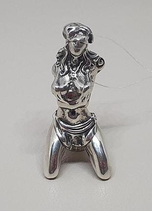 Серебряная подвеска фигурка шибари. 9142813