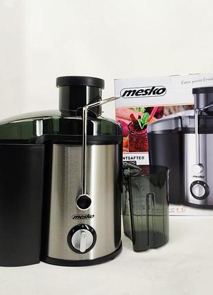 Соковитискач відцентровий mesko ms 4126b 600вт