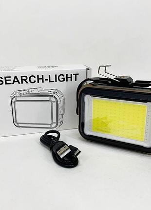 Фонарь кемпинг tzd-01-cob(white+yellow+red+blue)-pro power bank