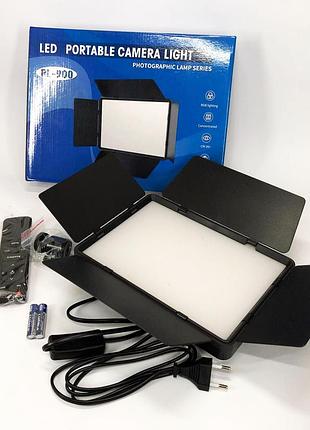 Профессиональный видеосвет led light rl-900 35w с пультом 3000k-6500k, прямоугольный студийный свет