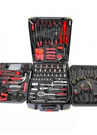 Професійний набір інструментів tools set krafftec у валізі з тріскачкою із 408 предметів 3