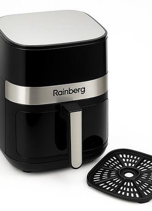Аерогриль rainberg rb-2295 3800 вт, 8.5 літрів, повітряна мультипіч, фритюрниця без олії, аерогриль