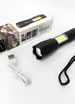 Фонарик карманный pld c609-t6+cob, сверхмощный фонарик, яркий фонарик, качественный фонарик