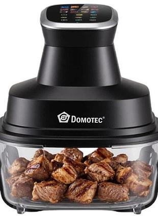 Аэрофритюрница domotec ms-3227 безмасляная фритюрница аэрогриль с led-экраном и встроенным меню 7л
