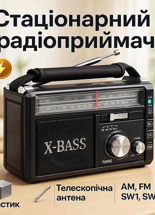 Радиоприёмник портативное радио golon rx-381 аккумуляторный ретро колонка usb sd mp3 fm. цвет: черный