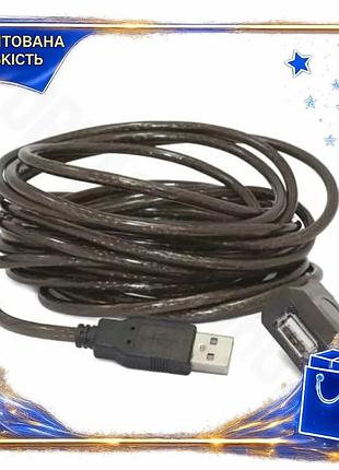 Dm кабель usb 2.0 специфікація 2.2 am - usb af 10 м чорний активний подовжувач для комп'ютера та периф spe|lz