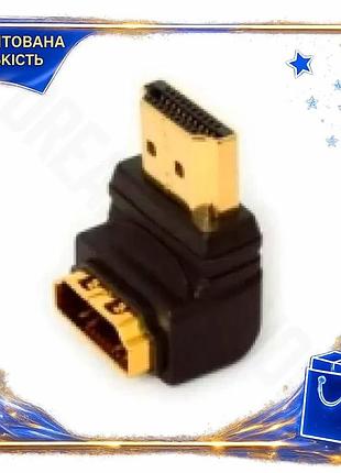 Dm перехідник hdmi (m) специфікація 2.2 - hdmi (f) atcom чорний кутовий розapos;єм для телевізора моні spe|lz