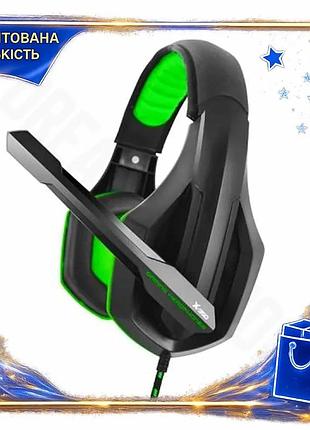 Dm навушники gemix x-350 специфікація 2.2 gaming накладні чорні-зелені для геймерів з мікрофоном 3,5 м spe|lz
