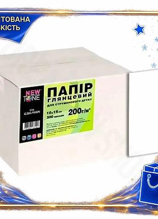 Dm фотопапір newtone глянсовий специфікація 2.2 a6 200 г/м2 500 арк для друку фотографій та зображень spe|lz