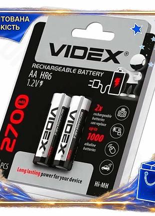 Dm аккумулятор aa 2700 спецификация 2.2 mah videx 2 шт ni-mn для электроприборов батарейки 1,2v spe|lz