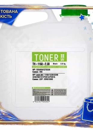 Dm тонер colorway для специфікація 2.2 принтерів hp та canon чорний 2.5 кг картридж для друку та копію spe|lz