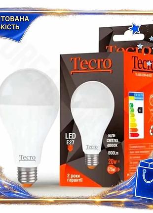 Dm светодиодная лампа tecro спецификация 2.2 e27 20 вт 4000k нейтральный свет 1900 лм для освещения по spe|lz