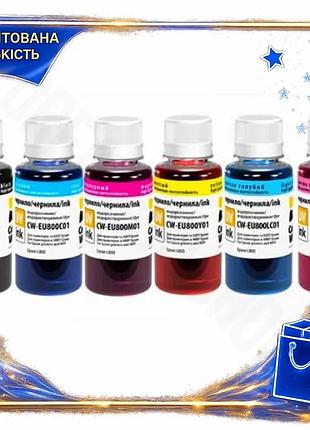 Dm комплект чорнила colorway специфікація 2.2 6 шт 100 мл водорозчинні чорнила для epson принтерів кол spe|lz