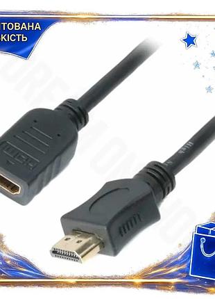Dm кабель hdmi 4.5 специфікація 2.2 м cablexpert чорний подовжувач для підключення телевізора монітора spe|lz