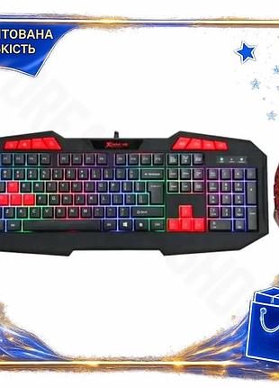 Dm комплект xtrike me специфікація 2.2 mk-503 usb black rgb підсвічування для комп'ютера ігор клавіату spe|lz