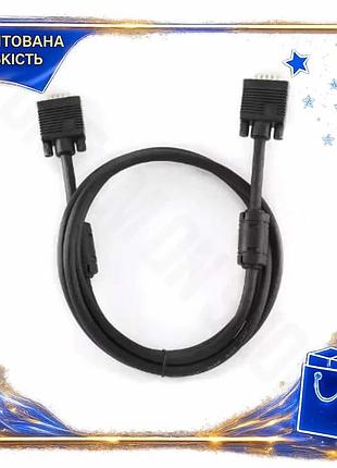 Dm кабель vga 1,8 специфікація 2.2 м black для підключення комп'ютера до монітора відеокабель для пере spe|lz