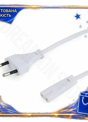 Dm кабель живлення 1.8 специфікація 2.2 м cablexpert cee 7/16 iec c7 білий для принтера бфп електрични spe|lz