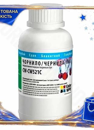 Dm чорнило colorway cyan специфікація 2.2 200 мл водорозчинне для canon принтерів заливка для друку spe|lz