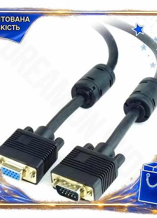 Dm кабель vga(m) - спецификация 2.2 vga(f) 3 м черный удлинитель для компьютера монитора видеопередачи spe|lz