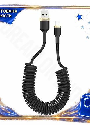 Dm кабель usb type-c специфікація 2.2 1 м colorway чорний для зарядки та синхронізації 2.4a провід для spe|lz
