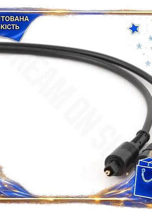 Dm кабель оптичний звуковий специфікація 2.2 toslink 7.5 м чорний для підключення аудіо системи цифров spe|lz