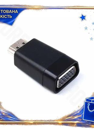 Dm перехідник hdmi (m) специфікація 2.2 - vga (f) cablexpert чорний адаптер для підключення до монітор spe|lz