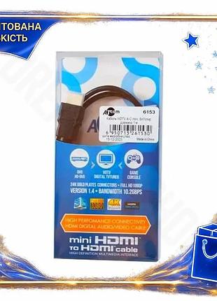 Dm кабель hdmi mini спецификация 2.2 hdmi 1 м черный atcom для подключения телевизора и проекторов hdm spe|lz