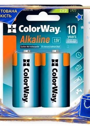 Dm батарейка d colorway спецификация 2.2 щелочная 1.5v 2 шт для электроники батарейки lr20 spe|lz