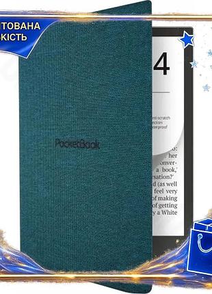 Dm обложка pocketbook 743 спецификация 2.2 flip dark green чехол-книга для электронной книги полиурета spe|lz