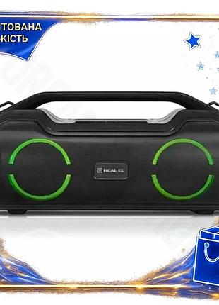 Dm портативная колонка bluetooth спецификация 2.2 2.0 real-el черная с микрофоном для музыки на природ spe|lz