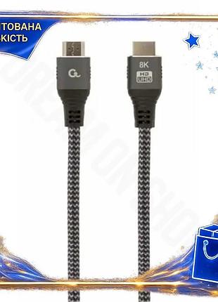 Dm кабель hdmi 3 специфікація 2.2 м cablexpert v2.1 8k 60 гц для телевізора монітора відеопроектора ви spe|lz