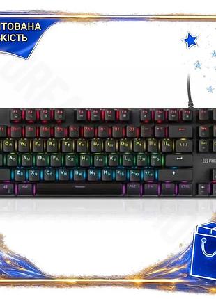 Dm клавиатура real-el механическая спецификация 2.2 grey usb rgb подсветка для геймеров с 87 кнопками spe|lz