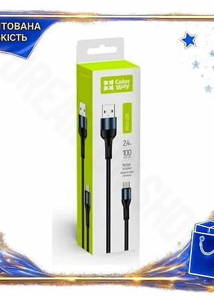 Dm кабель usb 2.0 специфікація 2.2 am microusb 1 м colorway чорний зарядний кабель для смартфона та пл spe|lz