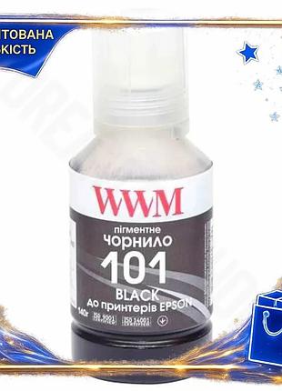 Dm чорнило wwm epson специфікація 2.2 101 black 140 мл пігментне чорнило для принтерів для друку докум spe|lz