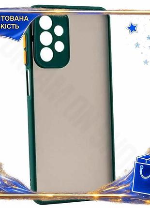 Dm силіконова накладка gingle специфікація 2.2 для смартфона samsung a23 матова зелена чохол для захис spe|lz