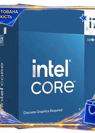 Dm процессор intel core спецификация 2.2 i7 14 поколения lga1700 20x2.1 ггц turbo boost 5.4 ггц для пк spe|lz